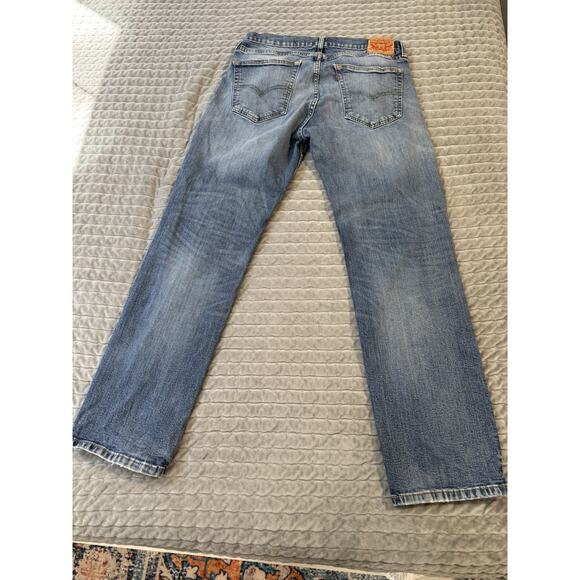 Levis 559 Jeans Mens 36x32 Blue Relaxed Straight Mid Rise Medium Wash - Picture 2 of 3